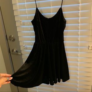 Black glittery romper